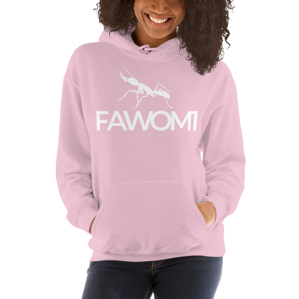 Unisex White Ant Hoodie