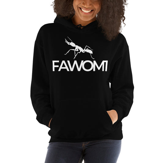 Unisex White Ant  Hoodie