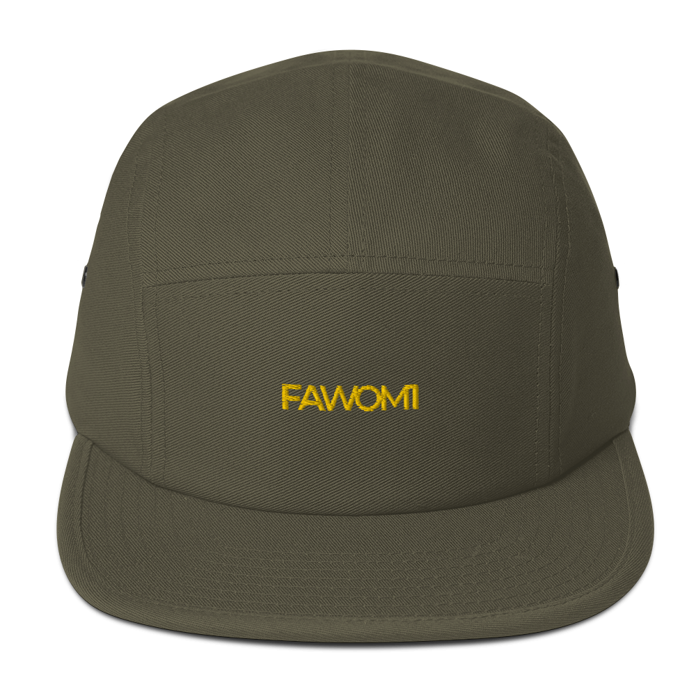 Olive Five Panel Cap