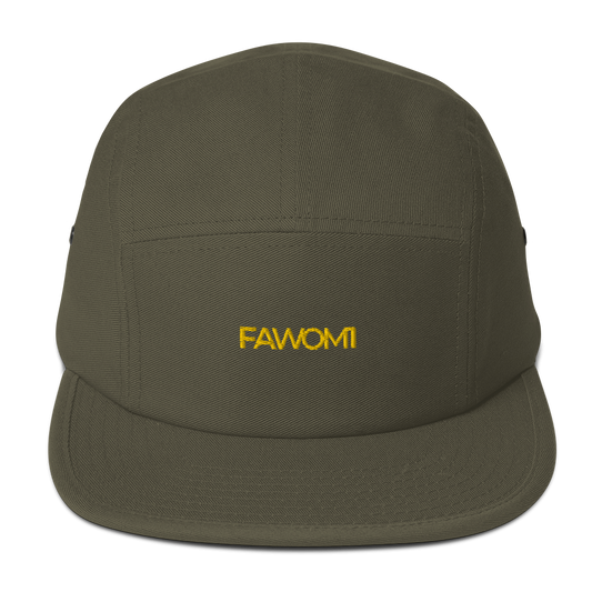 Olive Five Panel Cap