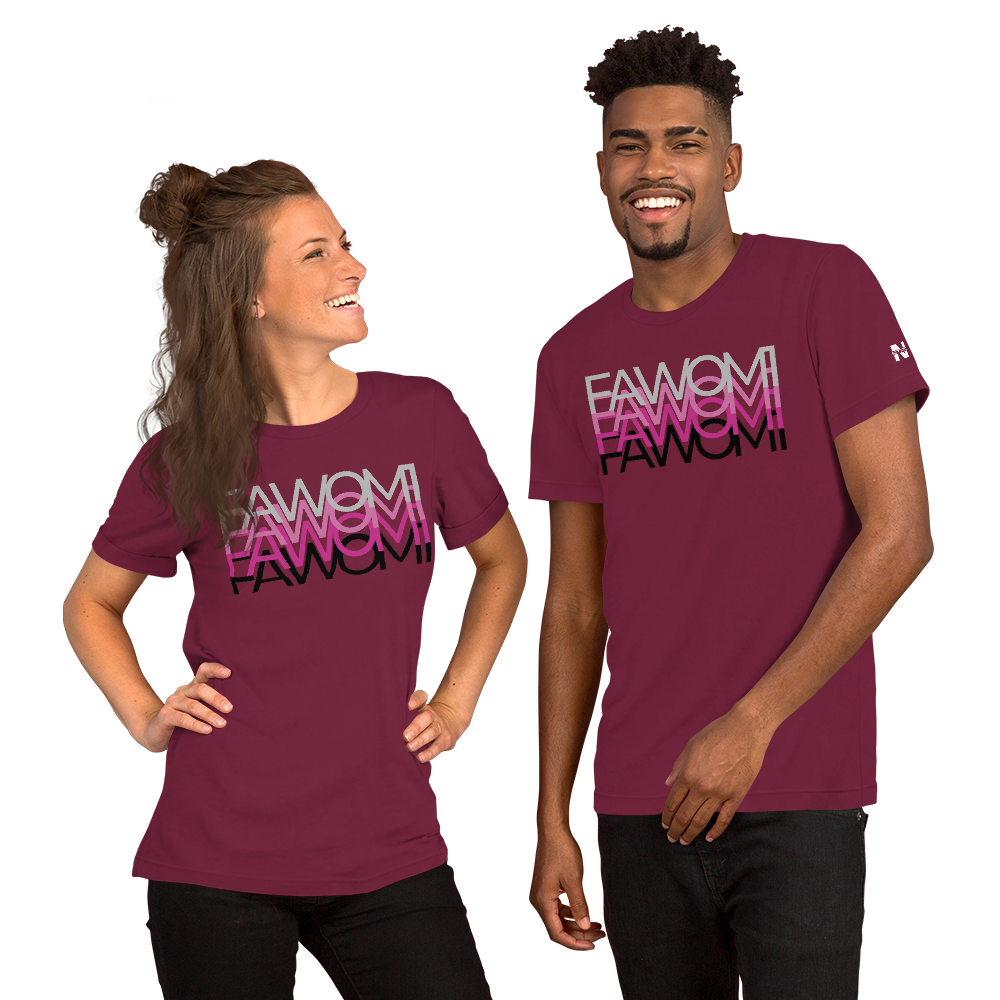 Short-Sleeve Unisex T-Shirt <FAWOM1 > DiZign